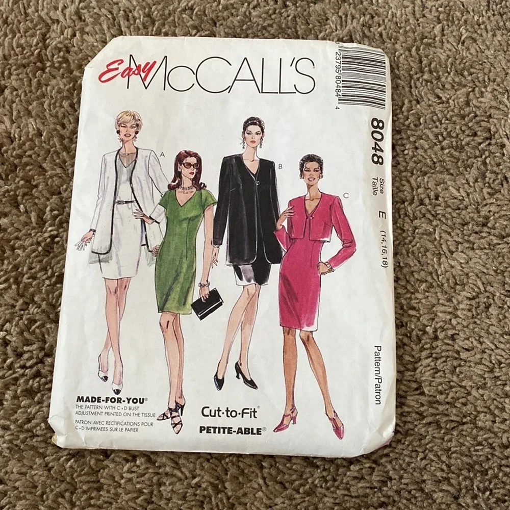 FINAL PRICE $10 Vintage Lot of Sewing Patterns Lot #4 - Picture 6 of 13
